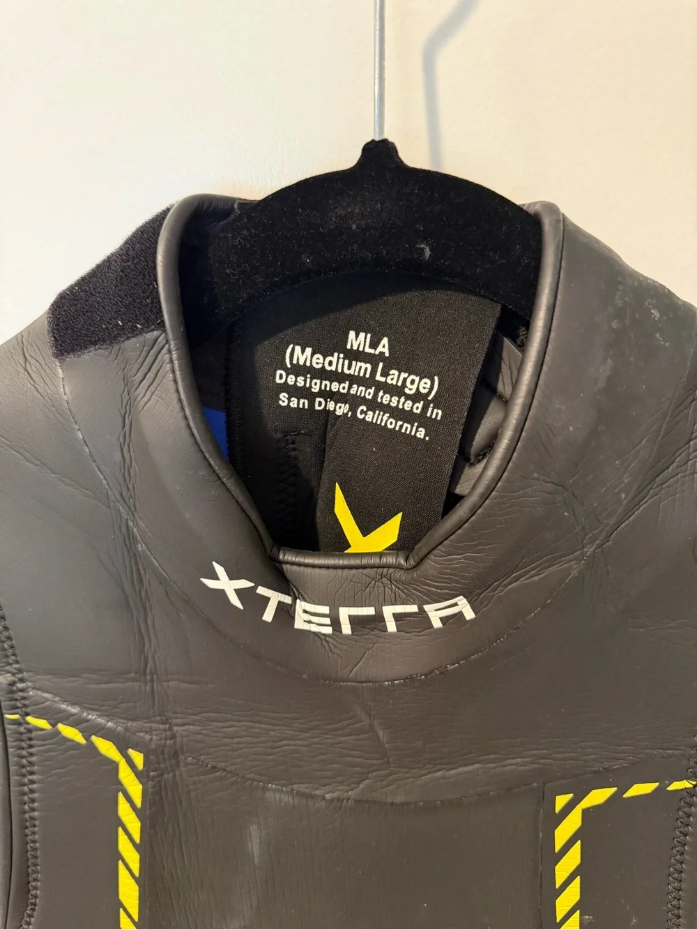 Xterra Men's Triathlon Wetsuit Sleeveless - Black & Yellow